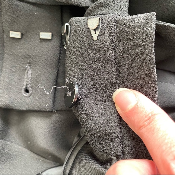 Express Black Paperbag High waisted Ankle Pant - Picture 6 of 6